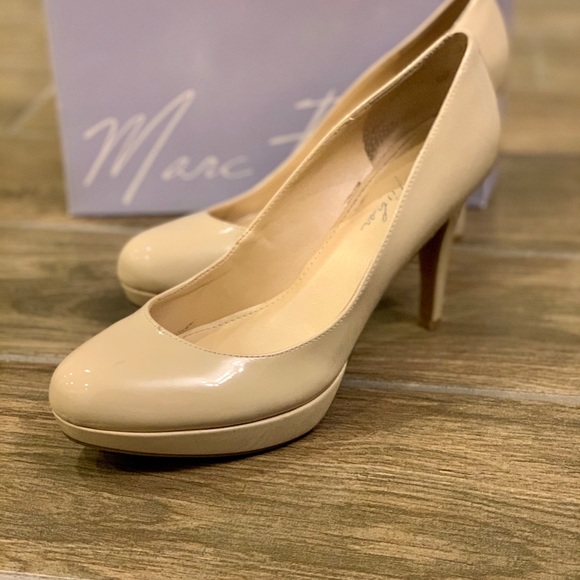 Marc Fisher Sydnie Platform Pumps - Nude - Picture 2 of 8